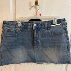 Abercrombie & Fitch Blue Denim Mini Skirt